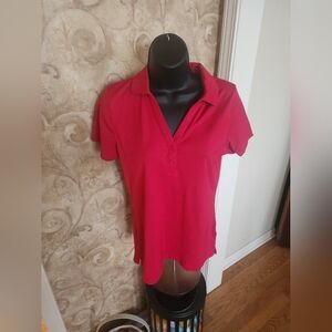 LL - Women's Red Polo Shirt - SM